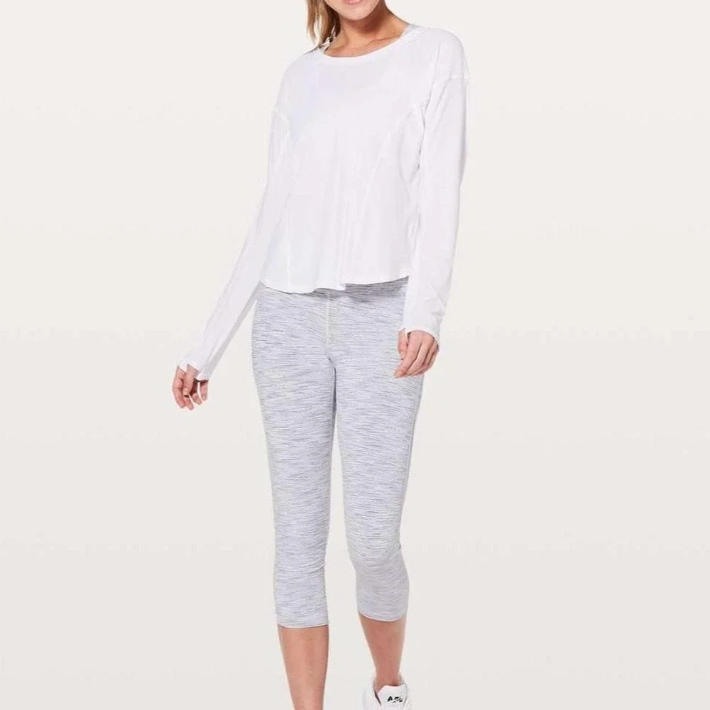 Lululemon On Pace Long Sleeve UV Protection Thumb Holes Womens XL (see caption) - Picture 2 of 8